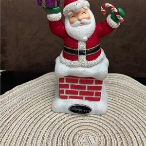 Bethany Lowe Designs or Celebrations by Radco, “Down the Chimney” Santa